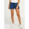 RVCA Valley Twill Lace Up In Navy Blue Shorts