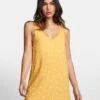 RVCA Boundary Dot In Amber (Abe) Dress