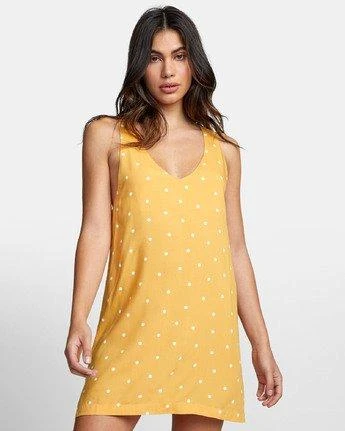 RVCA Boundary Dot In Amber (Abe) Dress 3 RVCA Boundary Dot In Amber (Abe) Dress