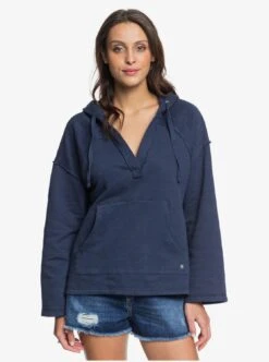 Roxy Sun Beats Poncho Hoodie In Mood Indigo (Bsp0) Sweatshirt