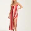 Billabong Wanna Be Around In Red Dress -Surf Wear Women Store HS1593023882