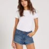Volcom Stoney Stretch In Indigo Ridge Wash (Irw) Shorts -Surf Wear Women Store HS1596492033