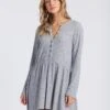 Billabong Always Lounging In Grey Dress -Surf Wear Women Store HS1605217718