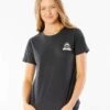 Rip Curl WoShark Bite Standard Tee Shirt In Phantom (Ph -Surf Wear Women Store HS1605297907