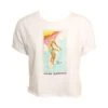 La Dama Crop In White Shirt -Surf Wear Women Store HS1606246783