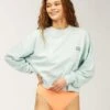 Billabong Lets Chill Pullover In Blue Sweatshirt -Surf Wear Women Store HS1610059047