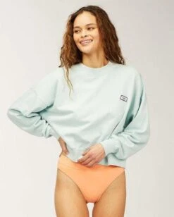 Billabong Lets Chill Pullover In Blue Sweatshirt