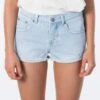 Rip Curl Amy Denim II In Light Blue Shorts