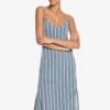 Roxy Promised Land Strappy In Mood Indigo Will Stripes (Bsp4) Dress 1 Roxy Promised Land Strappy In Mood Indigo Will Stripes (Bsp4) Dress -Surf Wear Women Store HS1611623817