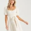 Billabong Save Sundown Mini In White Dress -Surf Wear Women Store HS1612212315
