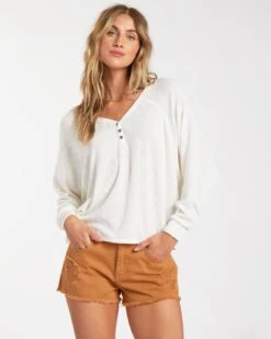 Billabong From Here Top In Salt Crystal (Scs) Shirt