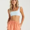Billabong Sol Searcher Overdyed Volley Swim Short In Peach Boardshorts -Surf Wear Women Store HS1612309164