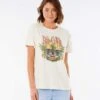 Rip Curl WoNorth Shore Tee Shirt In Bone (Bo -Surf Wear Women Store HS1612821581