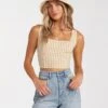 Billabong Check It Crop In Multi Tank Top 1 Billabong Check It Crop In Multi Tank Top -Surf Wear Women Store HS1614020875