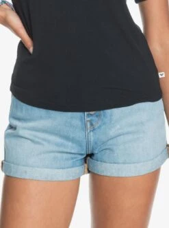 Roxy Authentic Denim In Blue Shorts
