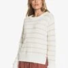 Roxy Flowy Mood Bico In Tapioca (Teh0) Sweater -Surf Wear Women Store HS1615410777