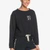 Roxy Sunshine On My Face In Black Shorts -Surf Wear Women Store HS1615426404