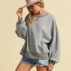 Billabong Salty Blonde Vacation Mode In Grey Sweatshirt 2 Billabong Salty Blonde Vacation Mode In Grey Sweatshirt -Surf Wear Women Store HS1615842542