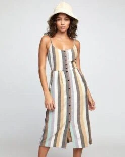 RVCA Taluna In Coffee (Cof) Dress