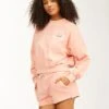 Billabong Lets Chill In Coral Sweatshirt -Surf Wear Women Store HS1615915222