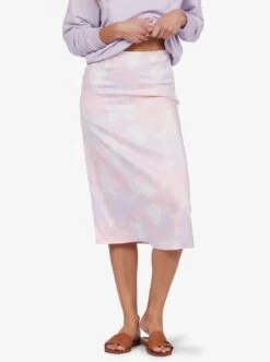 Roxy Lonely Star Midi In Orchid Petal No Flowers Fly T (Pfj8) Skirt