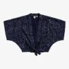 Roxy Vacation Vibe Beach Kimono In Mood Indigo S Kuta Dots (Xbbw) Shirt -Surf Wear Women Store HS1616106537