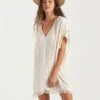 Billabong Walk Away Tunic Top In Salt Crystal (Scs) Dress