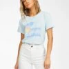 Billabong Sunset View In Blue Shirt -Surf Wear Women Store HS1617400828