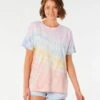 Rip Curl Wipeout Oversize Tee Shirt In Multico -Surf Wear Women Store HS1618444531