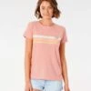 Rip Curl Blossom Stripe In Clay Shirt