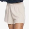 Roxy Cozy Day Rib Knit Lounge In Tapioca Shorts 2 Roxy Cozy Day Rib Knit Lounge In Tapioca Shorts -Surf Wear Women Store HS1618850022
