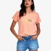 Roxy Perfect Escape Oversized In Coral Shirt -Surf Wear Women Store HS1618862075