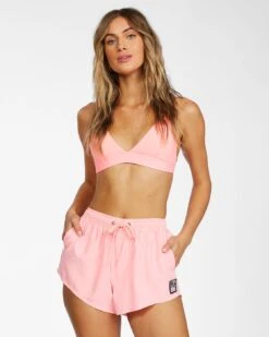 Billabong Sol Searcher Overdyed Volley Swim Short In Pink Boardshorts