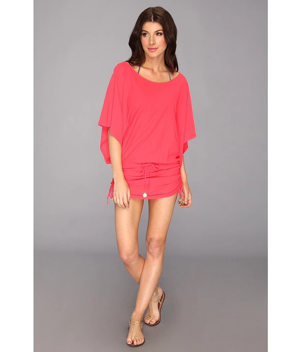 Cosita Buena South Beach Dress Cover-up (bombshell Red) 3 Cosita Buena South Beach Dress Cover-up (bombshell Red)