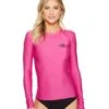 Billabong Core Performance Fit Long Sleeve (bright Orchid) -Surf Wear Women Store Z4240149
