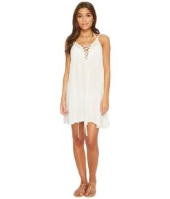 Roxy Softly Love Solid Dress Cover-up (marshmallow)