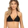 Cosita Buena Wavey Triangle Bikini Top (black) 2 Cosita Buena Wavey Triangle Bikini Top (black) -Surf Wear Women Store Z688202205449