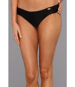 Cosita Buena Full Ruched Back Bikini Bottom (black)